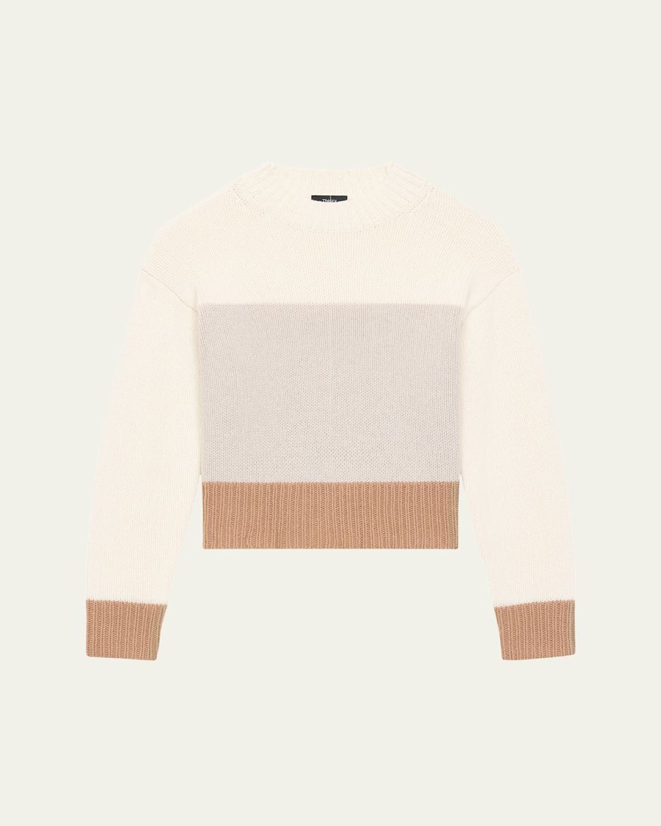 Color-Block Crewneck Sweat